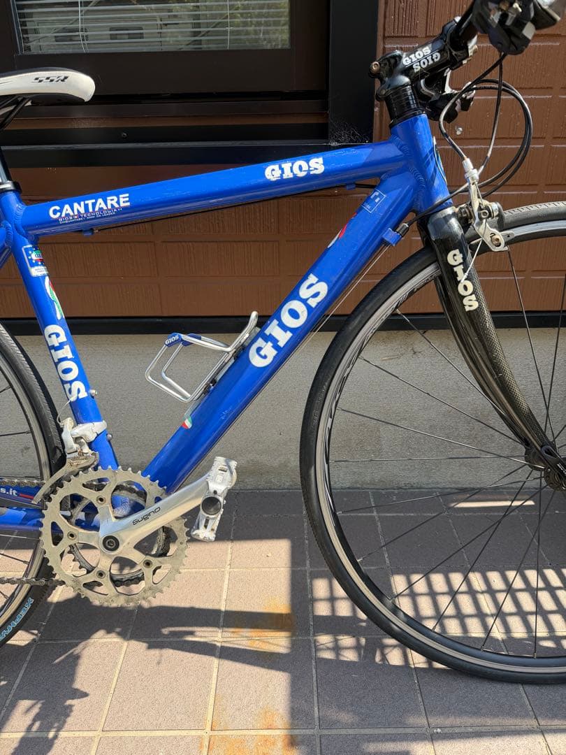 【手渡し希望】GIOS CANTARE シマノティアグラ　青色 アルミフレーム
