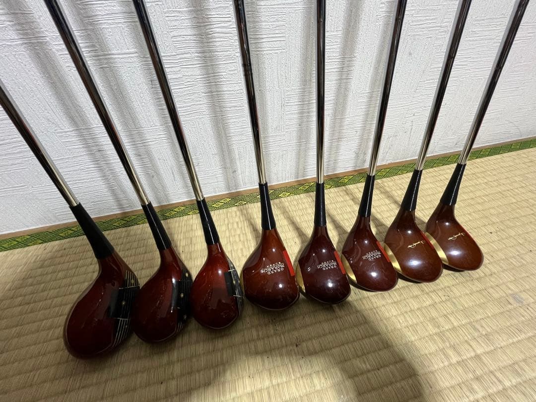 激レア！美品！ミズノ　ＭＩＺＵＮＯ　ＭＳ-801等高級パシモンウッド８本セット