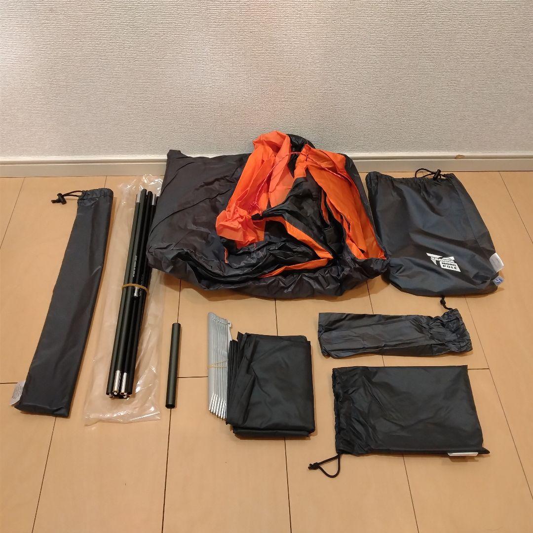 未使用 finetrack　カミナモノポール1 フットプリント付き　山岳テント