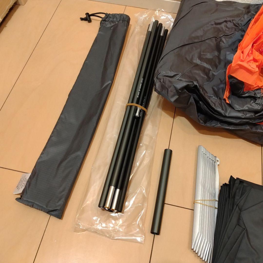 未使用 finetrack　カミナモノポール1 フットプリント付き　山岳テント