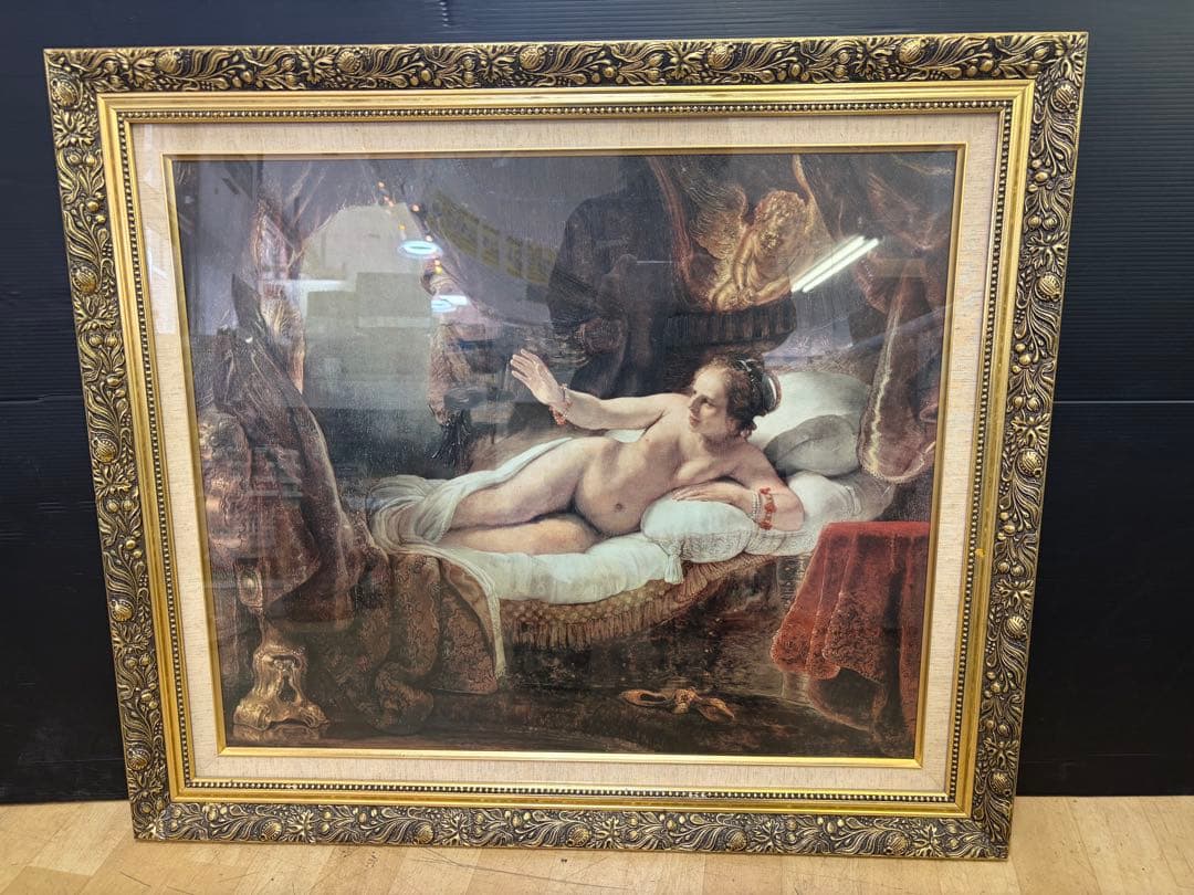 世界の複製名画 レンブラント ダナエ 絵画