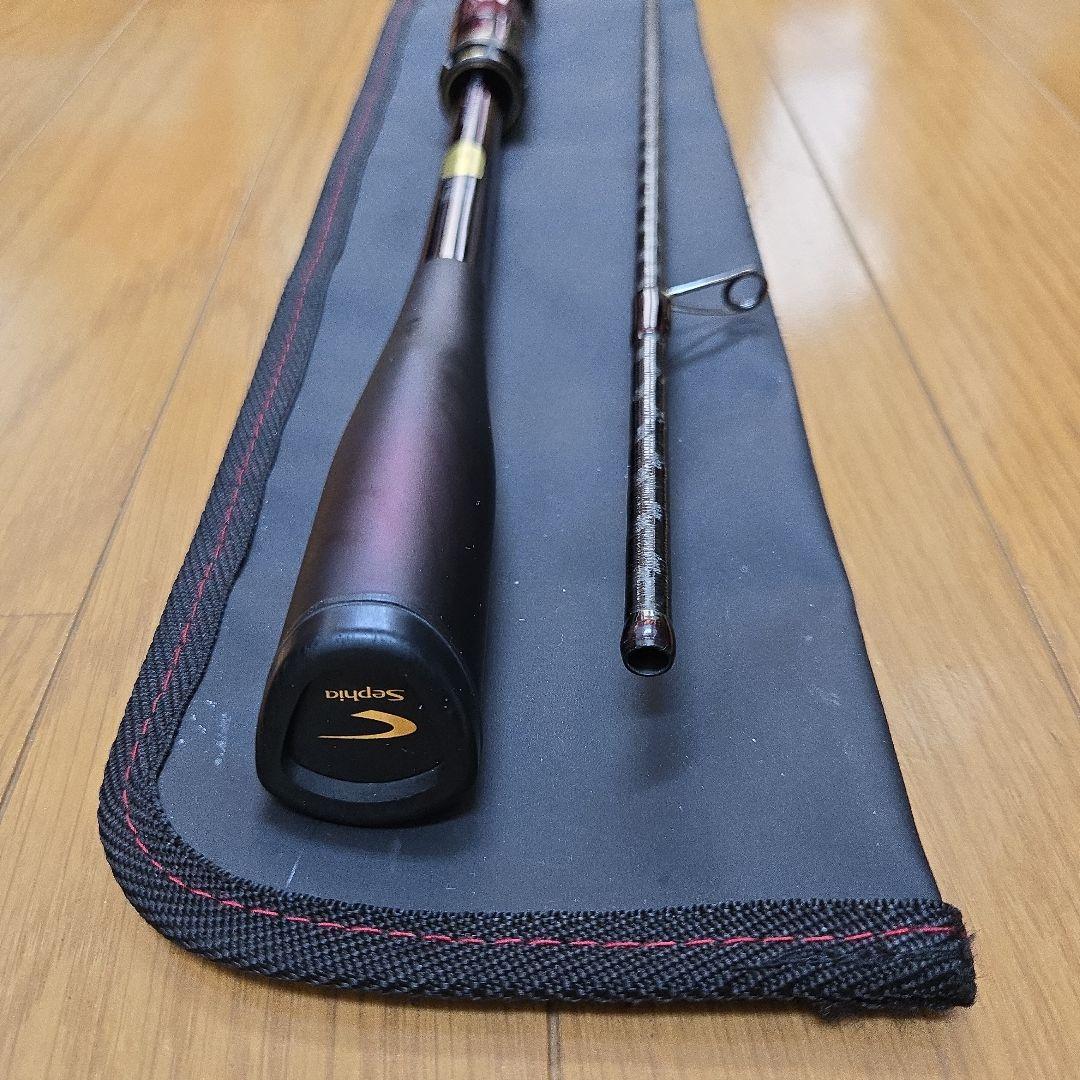 Sephia Limited 84L エギングロッド 赤 ケース付き