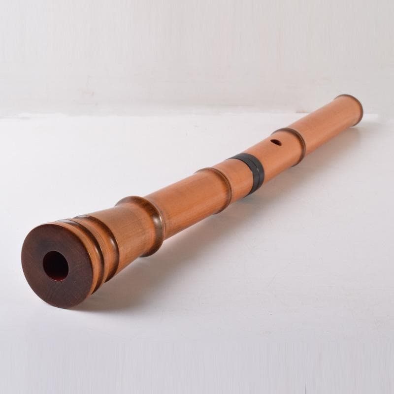 和楽器　木管楽器　尺八　縦笛　笛袋付　V　7231