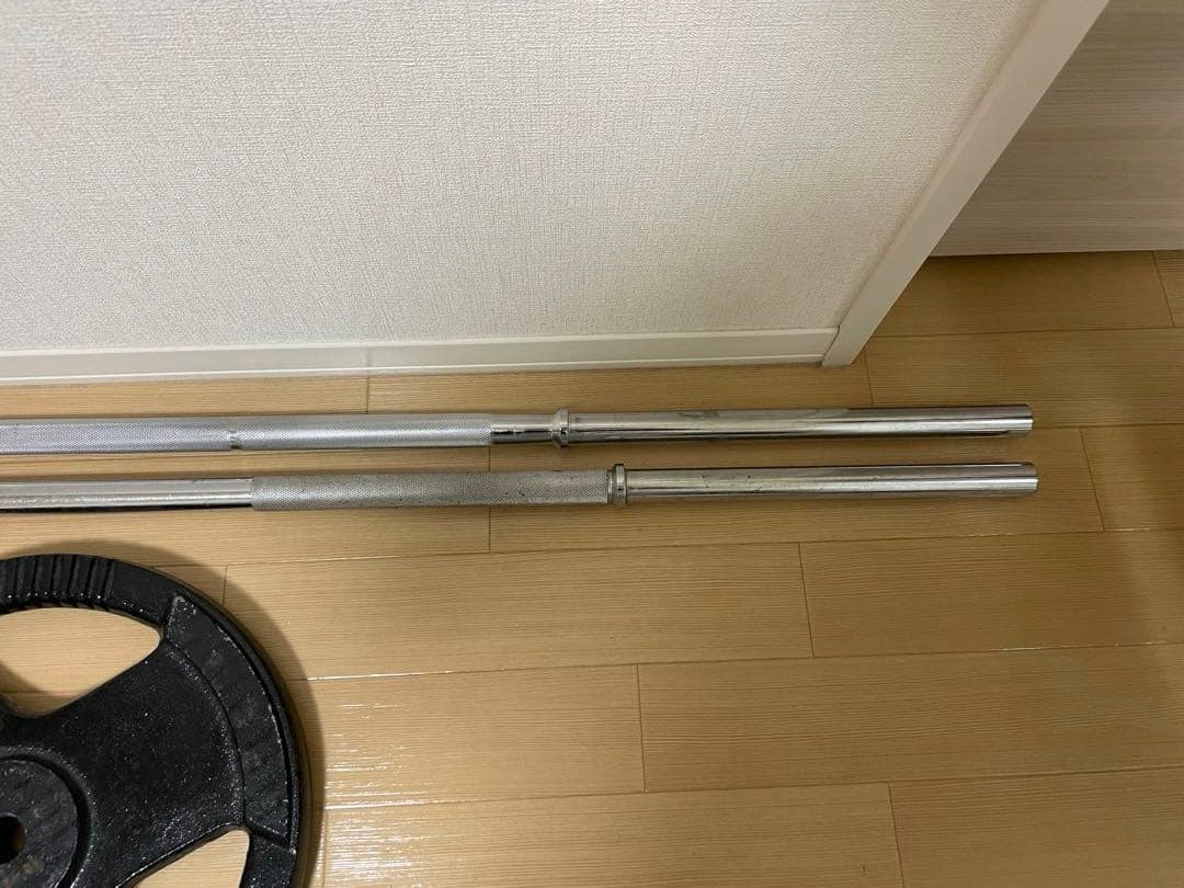 野村ボデファイティングロードバーベル2本ダンベル2本　125kg まとめ割