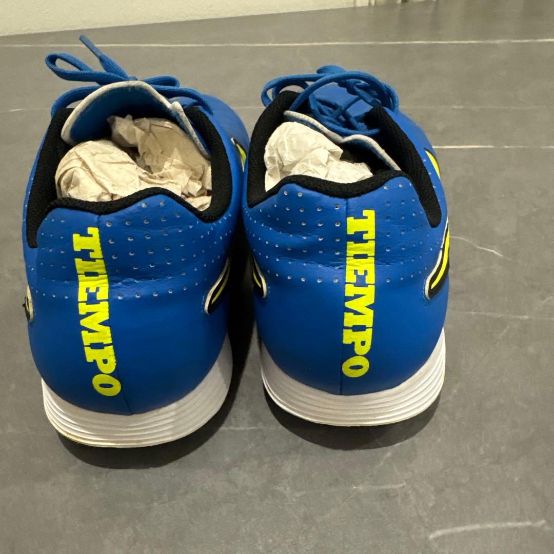 Nike 青 黄色 フットサルシューズ　フットサル　ナイキ