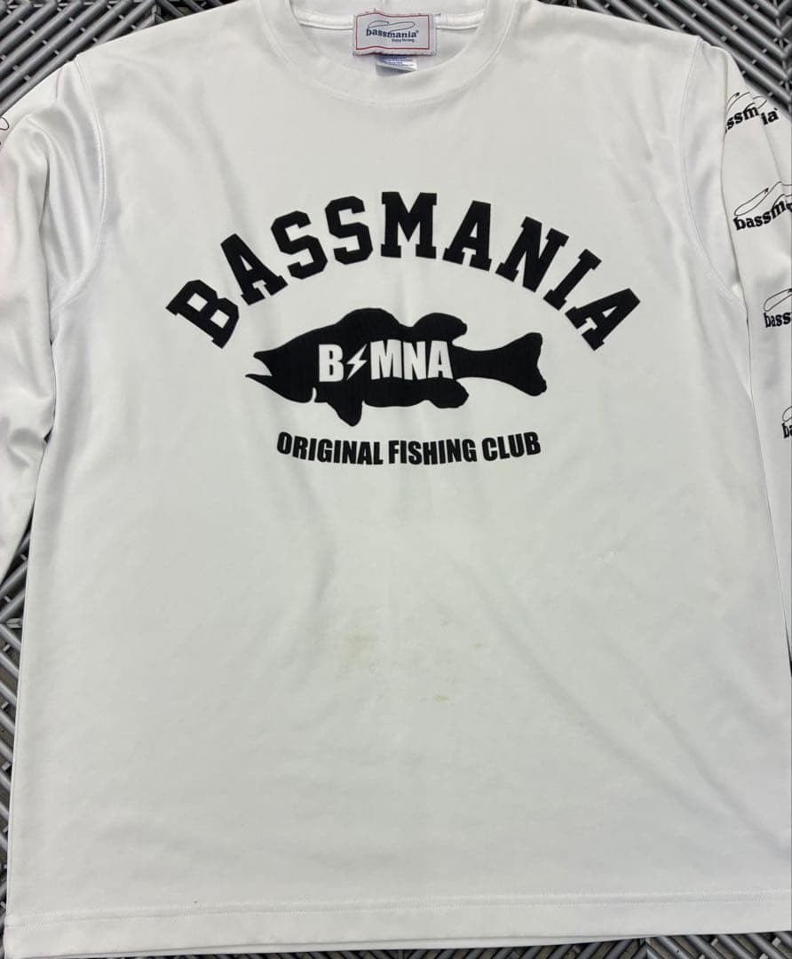 Mサイズ！ホワイト！バスマニア ドライTシャツ ロンT UV サマードライ