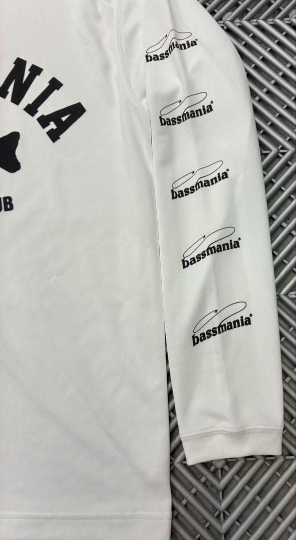 Mサイズ！ホワイト！バスマニア ドライTシャツ ロンT UV サマードライ