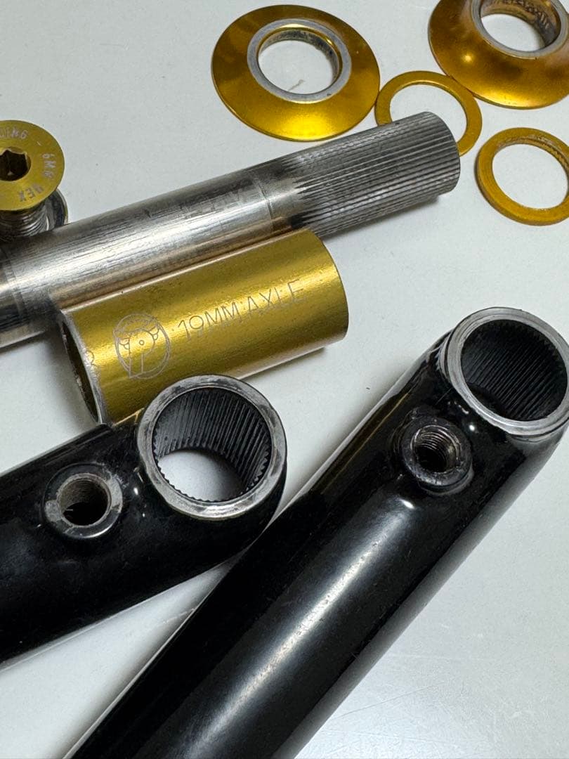 PROFILE Racing CRANK SET 160mm チタン