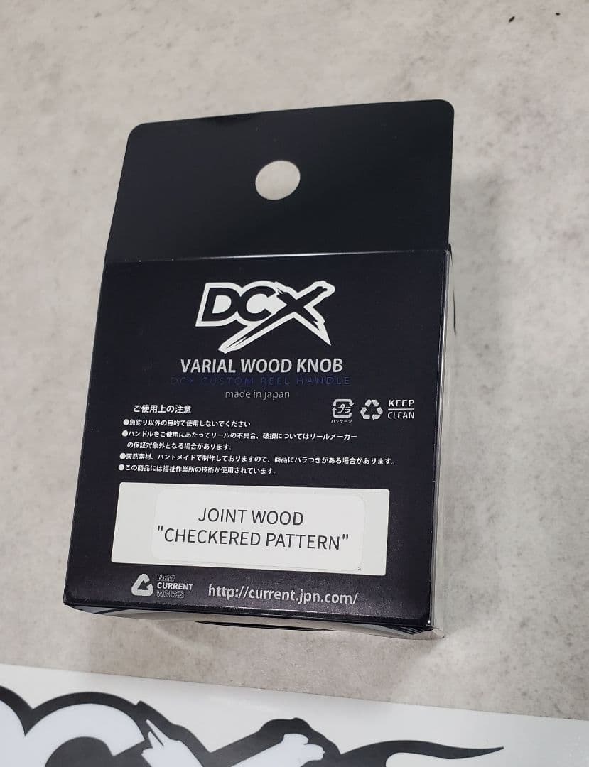 DRT DCX バリアルウッドノブ チェッカード　おまけ付き