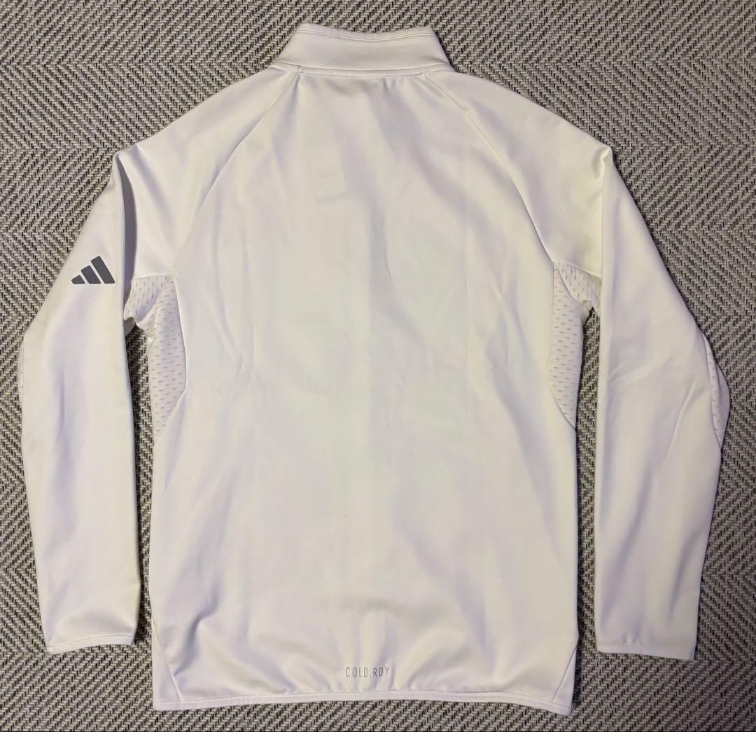adidas COLD.RDY フルジップジャケット ホワイト　サイズM