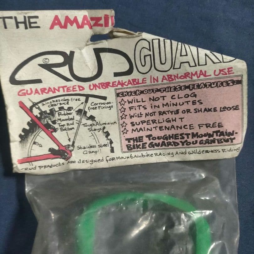 【90s☆デッドストック】CRUD GUARD 泥除け マッドガード 緑