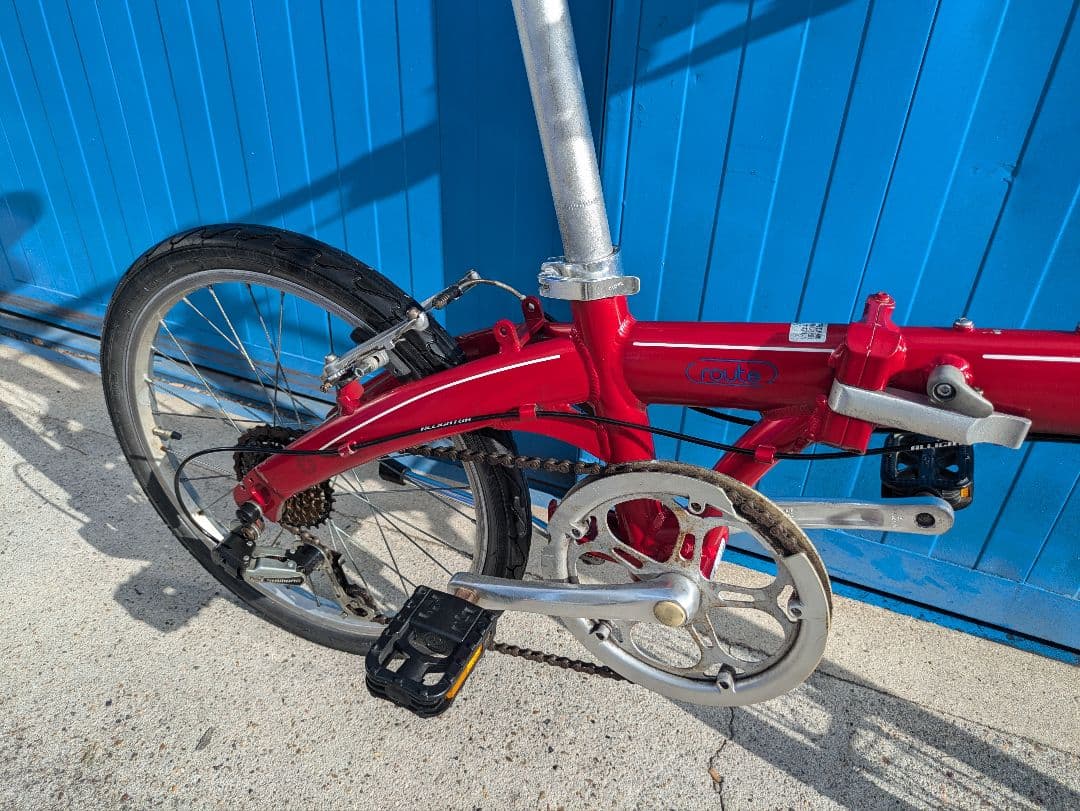 DAHON route 20インチ　折り畳み　中古　自転車 名古屋市夜配送無料