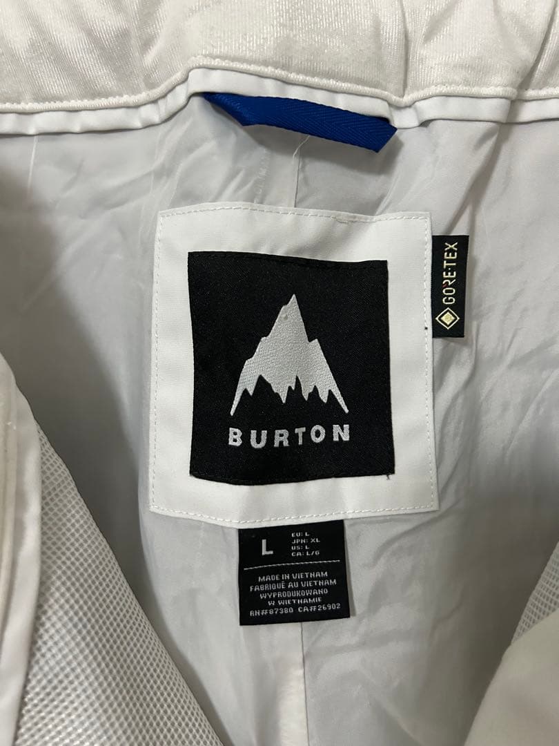 バートン　ウェアBURTON GORE-TEX White パンツ　白