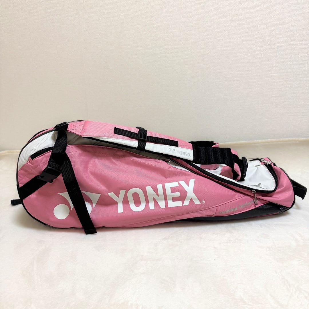 【YONEX】美品 バドミントンバッグ ラケットバッグ テニス ピンク