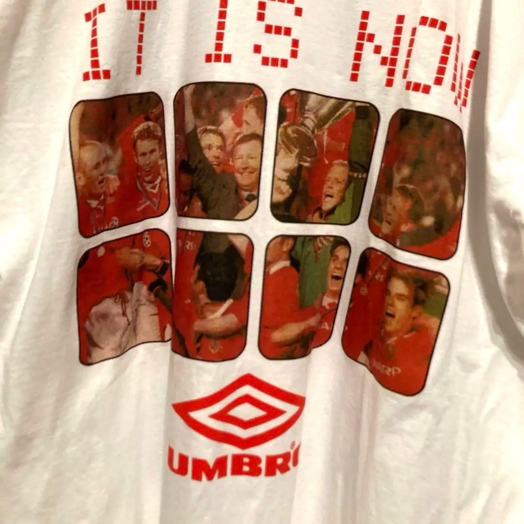 新品 1999 Umbro Manchester United TREBLE T