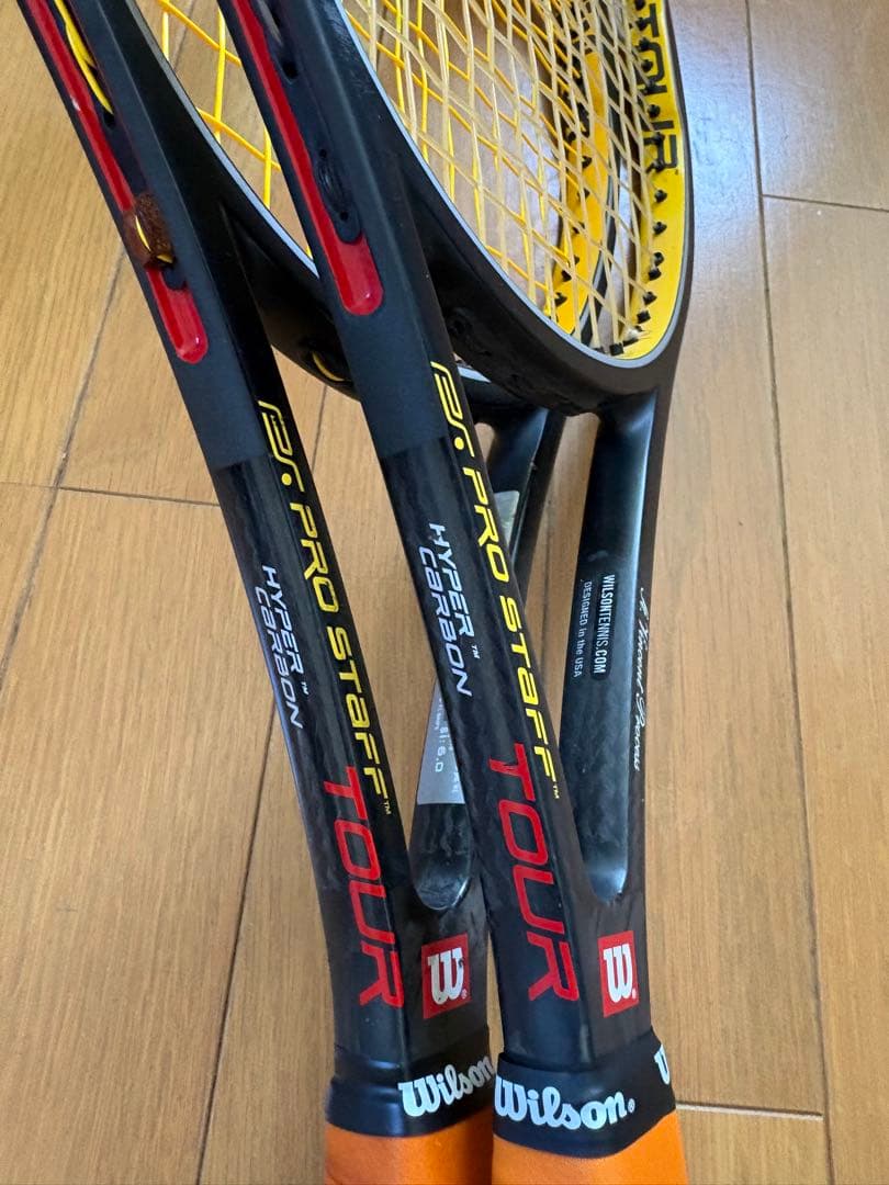 2本セット プロスタッフツアー90 G2 フェデラー