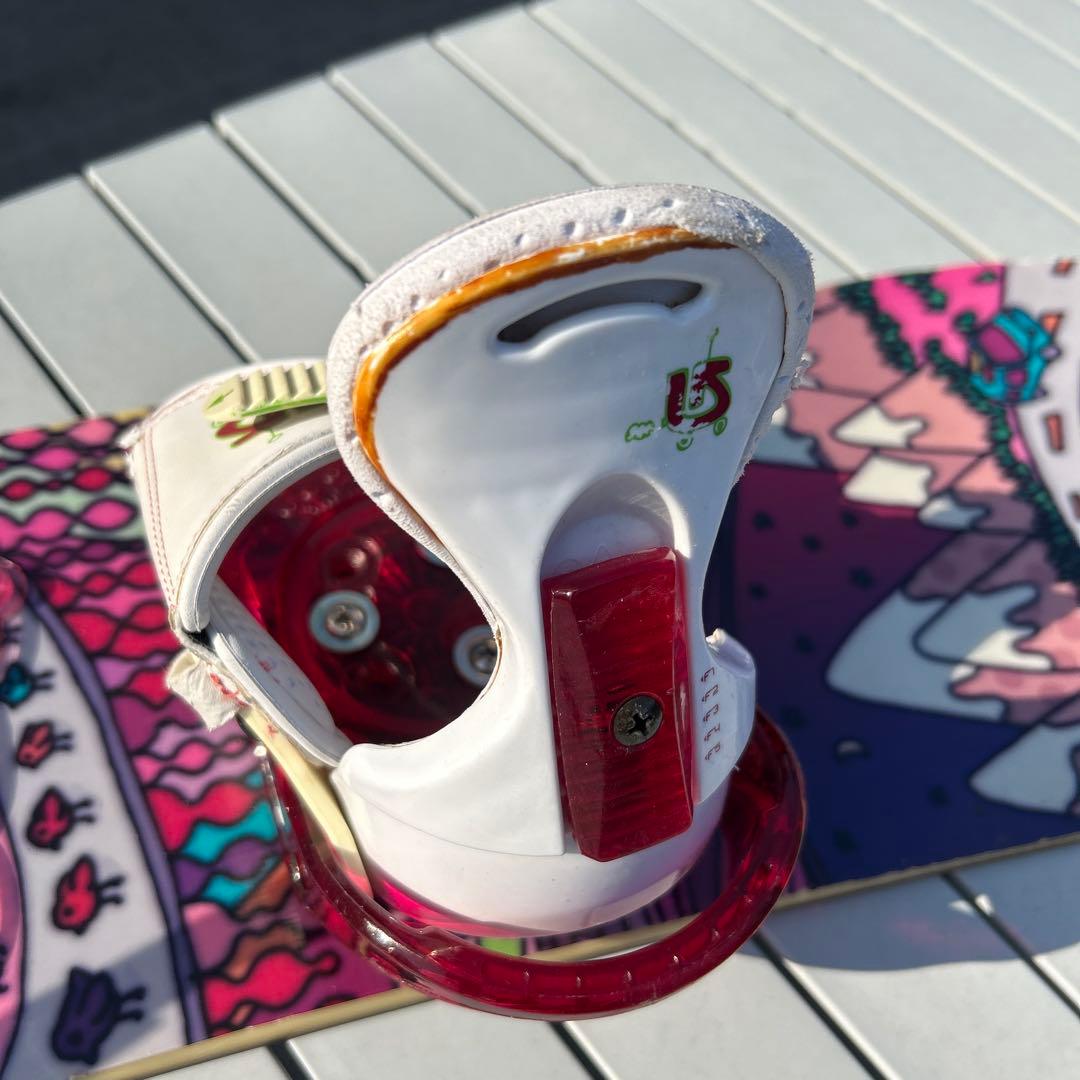 送料込みBurton スノーボード&ビンディング　キッズ　110㎝