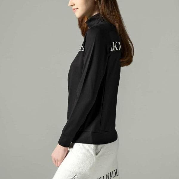 LUXEAKMPLUS GOLF 23AW ロゴ モックネックTシャツ トップス
