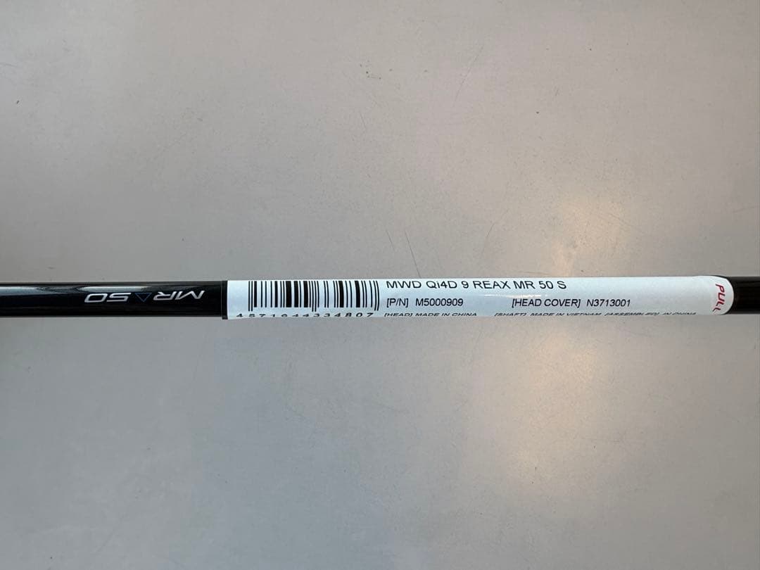 TaylorMade Qi4D ドライバー 9度　REAX50 S