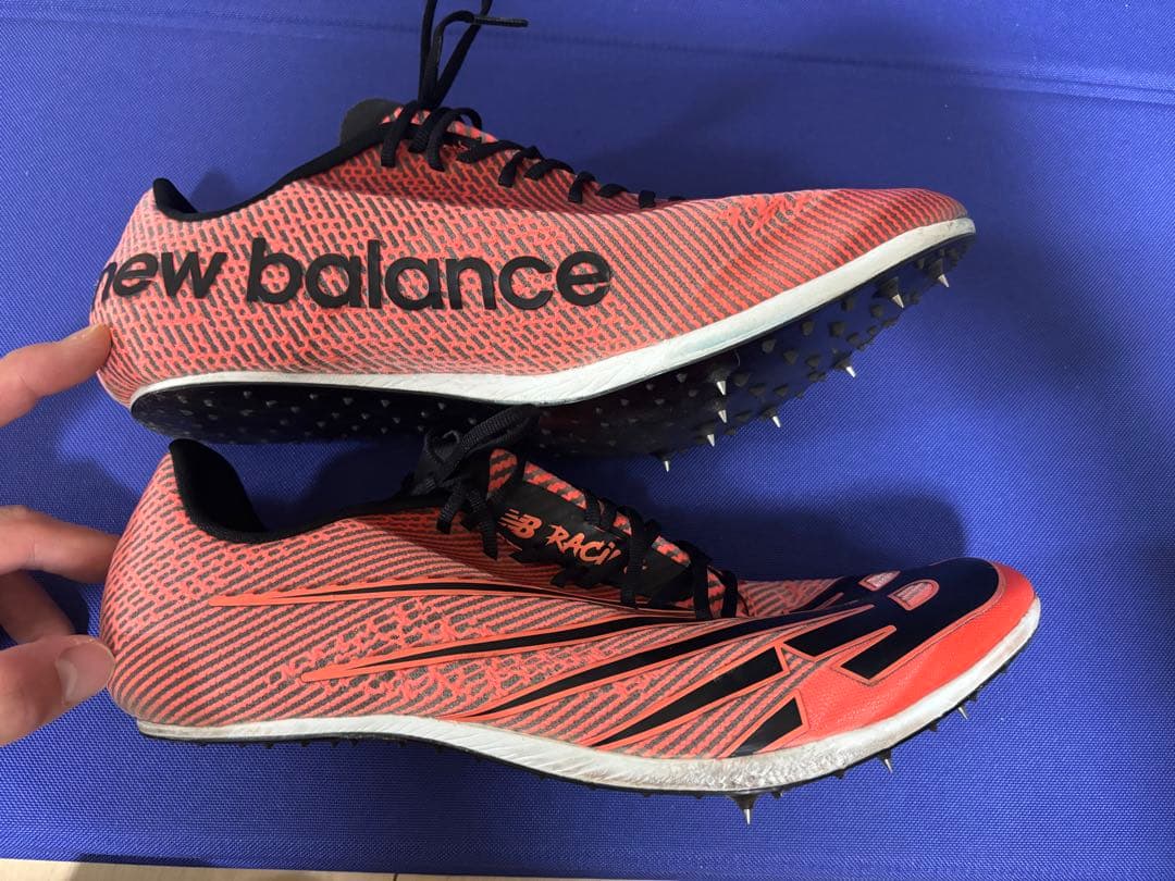 New Balance 陸上競技スパイク レッド/ブラック