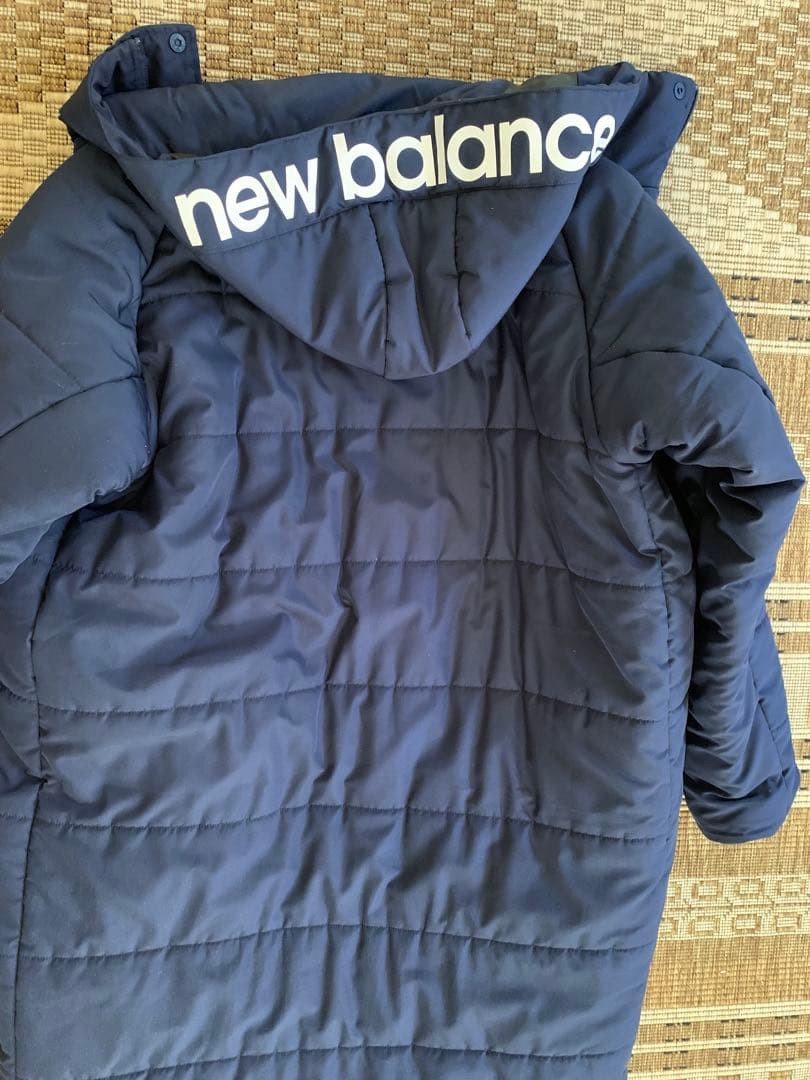 【新品未使用】New Balance/ネイビー/ベンチコート/メンズM