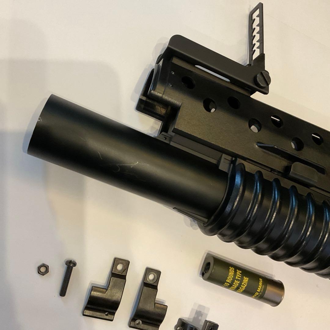 絶版品70m/s東京マルイ純正M203ショットガン3発同時発射＋マガジン