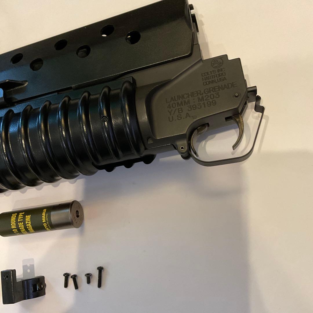 絶版品70m/s東京マルイ純正M203ショットガン3発同時発射＋マガジン