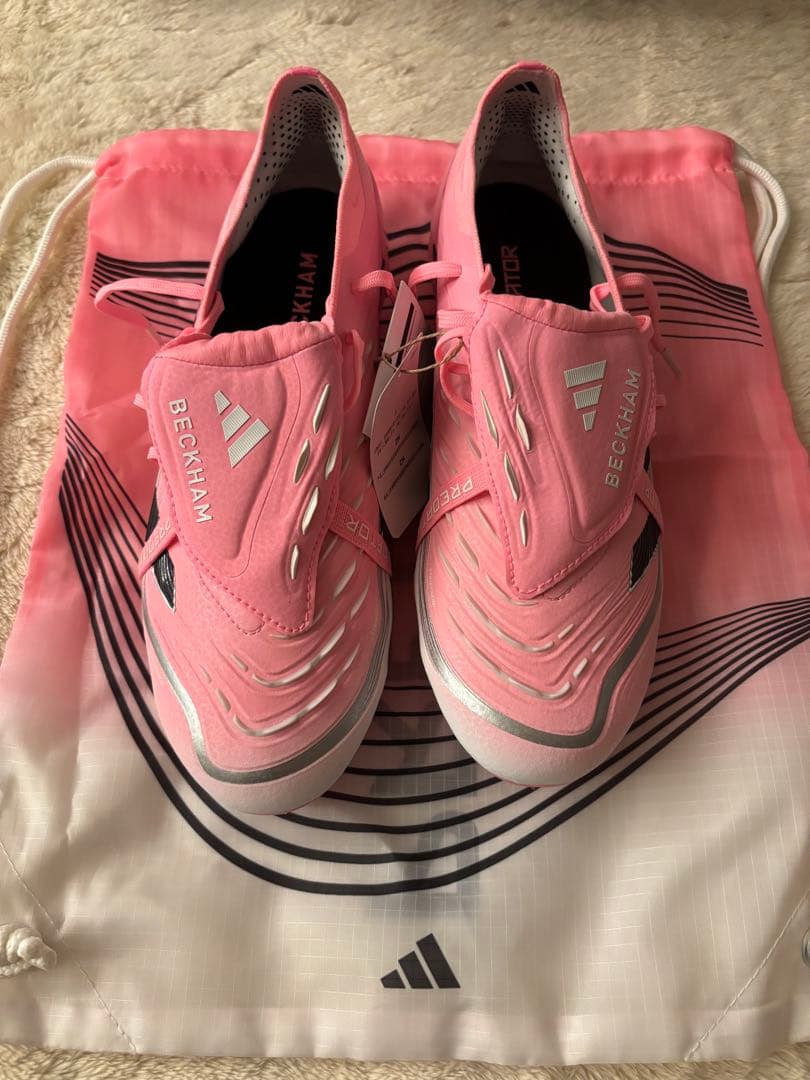 adidas Predator BECKHAM ピンク サッカーシューズ