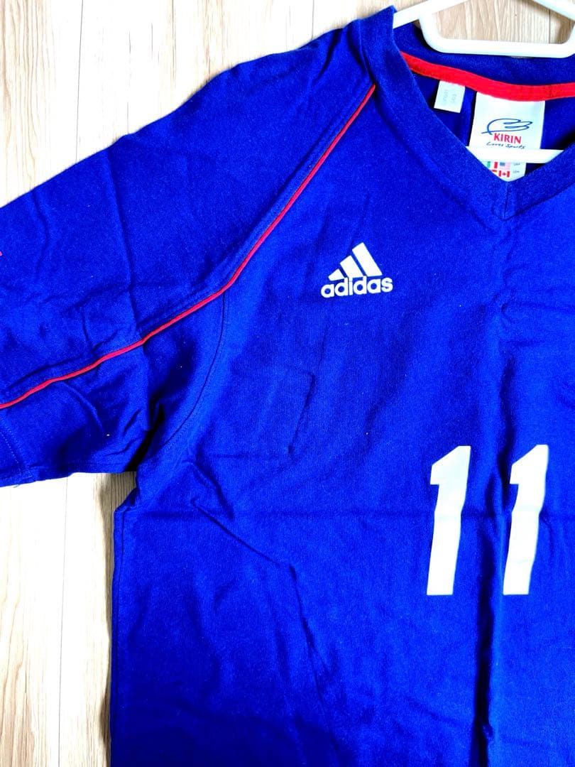 サッカー　日本　代表　希少ユニホーム　2003 adidas ゲームシャツ 半袖