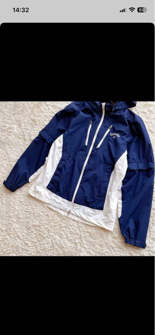 キャロウェイ レインウェア セットアップ 上下 ビッグロゴ 2way M
