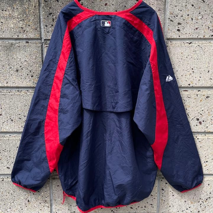 Majestic × MLB M.ツインズ XL ビッグサイズ プルジャケット