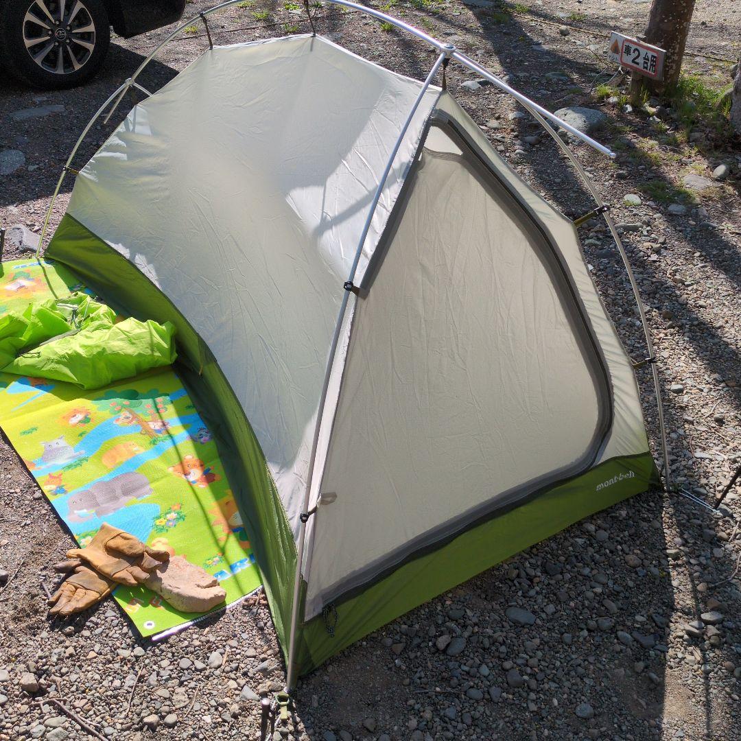 【美品】mont-bellムーンライトテント1型　フロアマット付き　モンベル