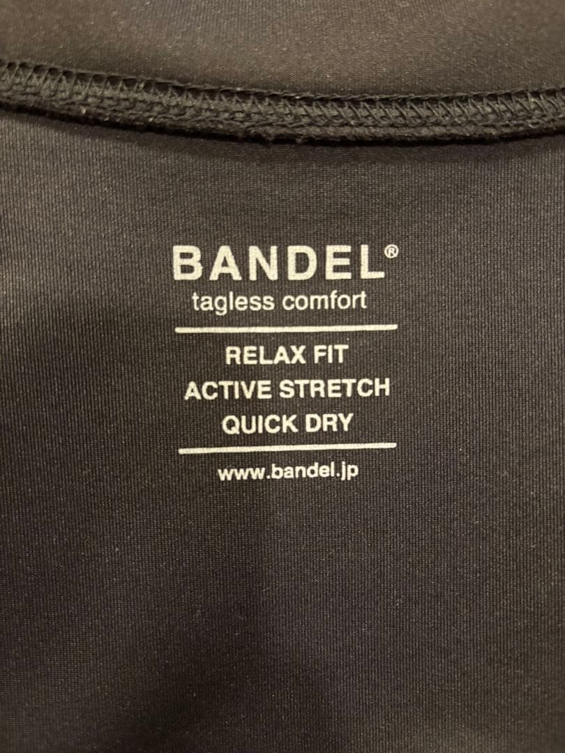 BANDEL ゴルフウェア ブラック モックネック XL