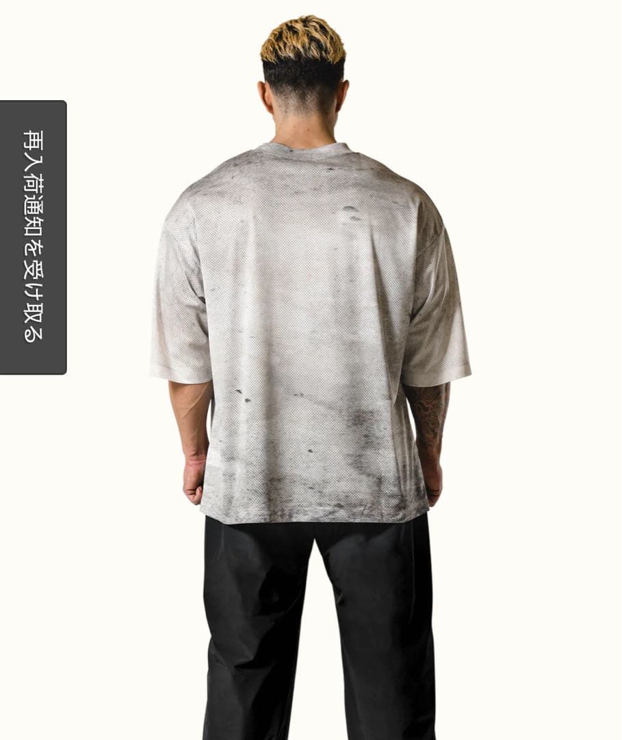 ウォーキング・ランニングウェア LYFT DEATH L LOGO MESH BIG T-SHIRT