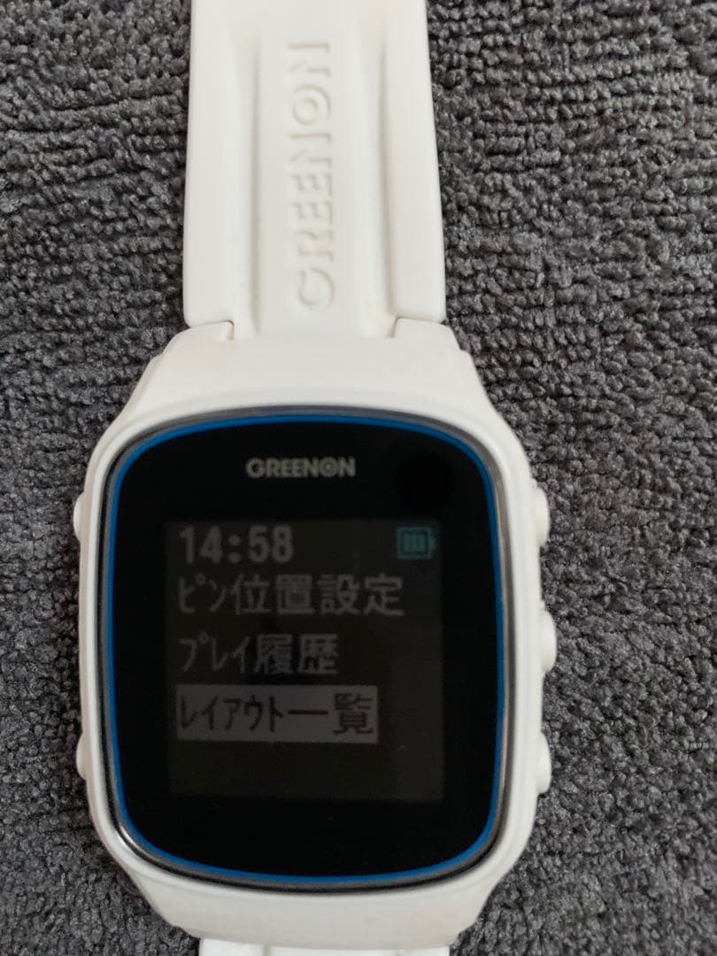 GreenOnザ・ゴルフウォッチ ノルムII [ホワイト] ※みちびきL1S対応