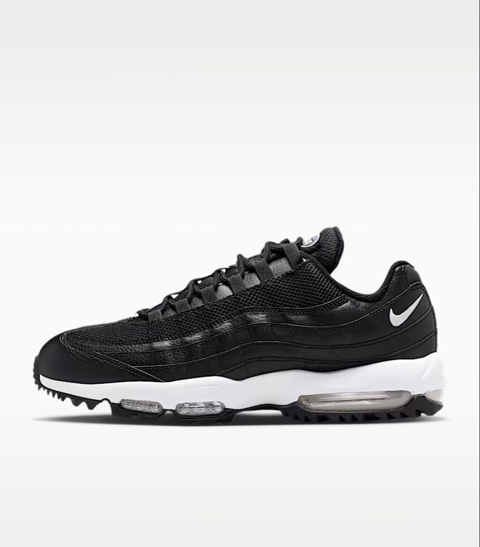 シューズ(男性用) Nike Air Max 95 Golf \"Black/White\"