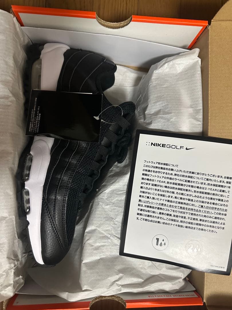 シューズ(男性用) Nike Air Max 95 Golf \"Black/White\"