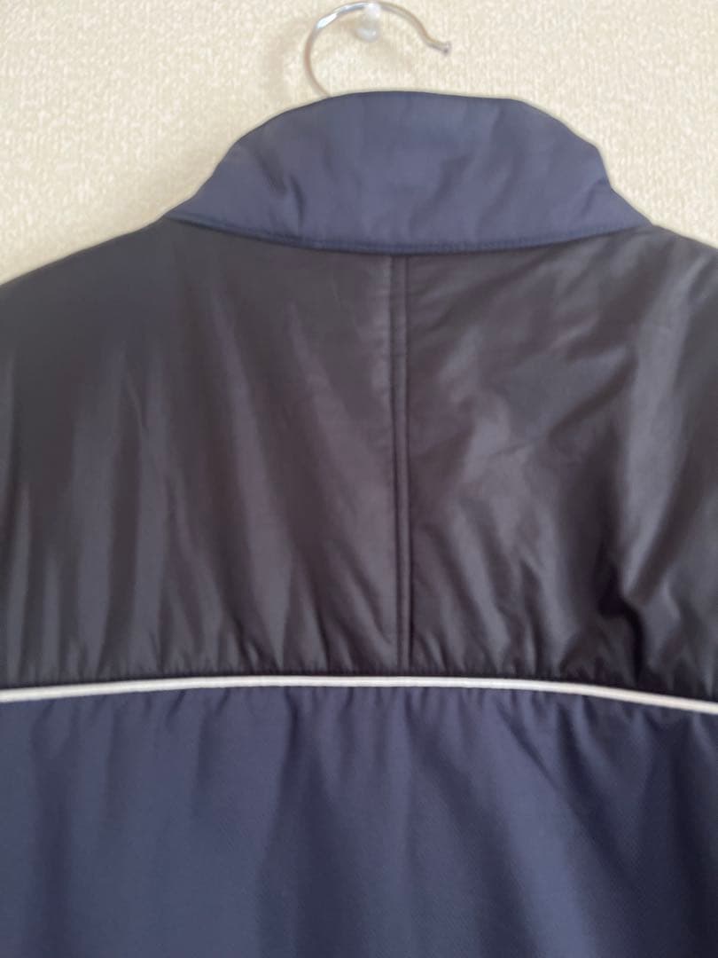 Munsingwear 半袖ブルゾン メンズL ネイビー ゴルフジップジャケット