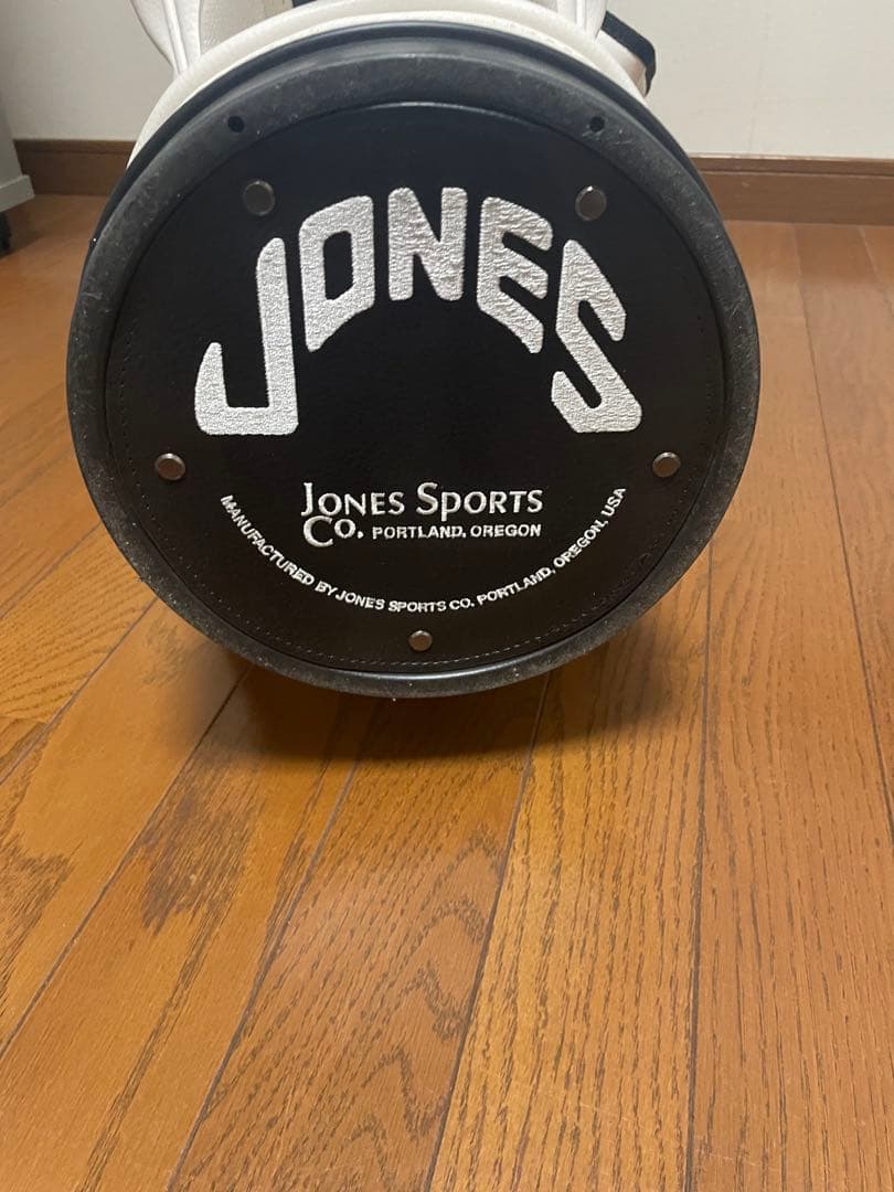 ジョーンズ【JONES】 キャディバッグ オールホワイト全面PVCレザー