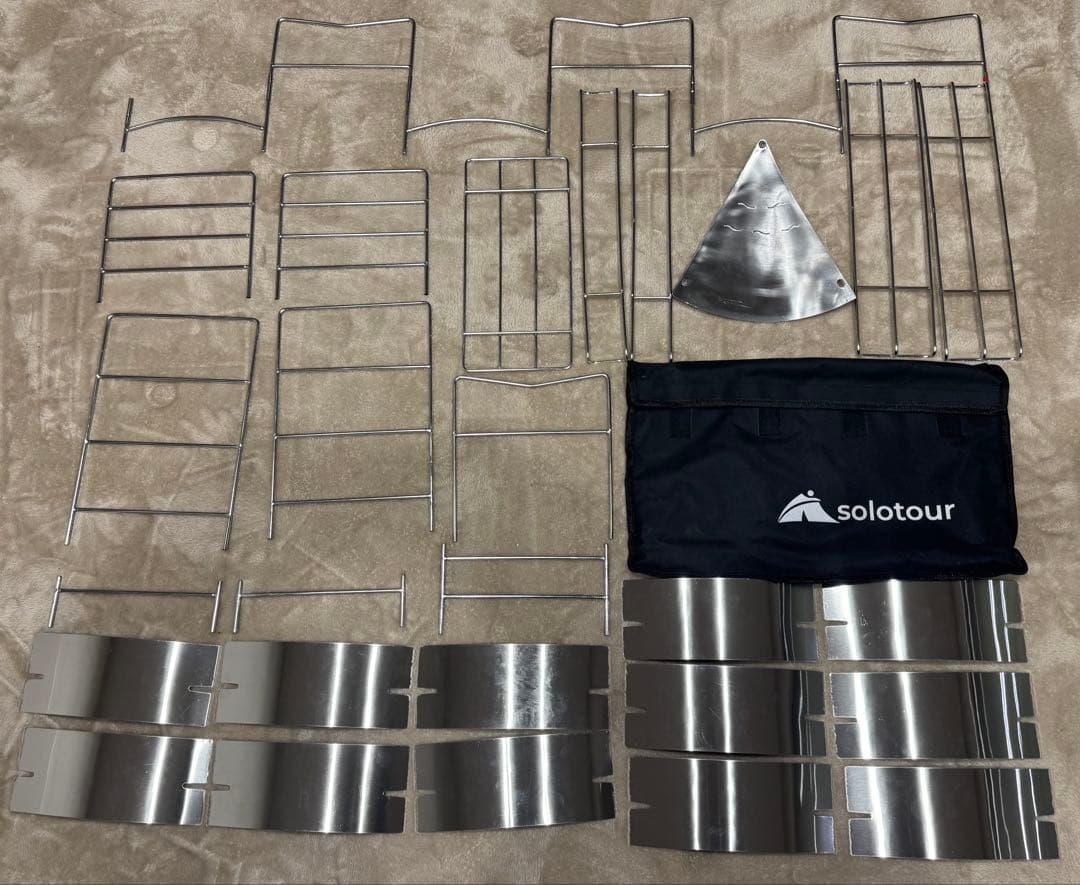 ★ 新品・未使用 solotour 焚き火台　全てのオプションが揃ったお得セット