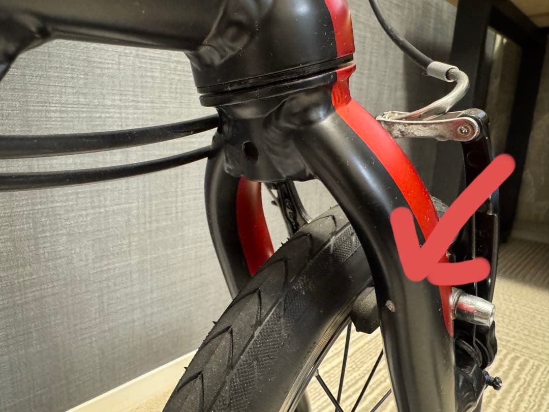 DAHON K3 折りたたみ自転車　赤　レッド