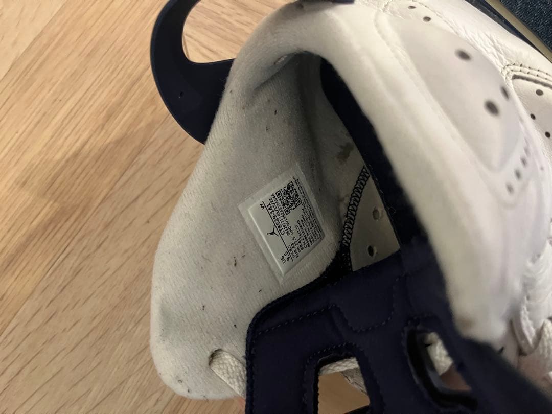 Air Jordan 6 ホワイト/ネイビー