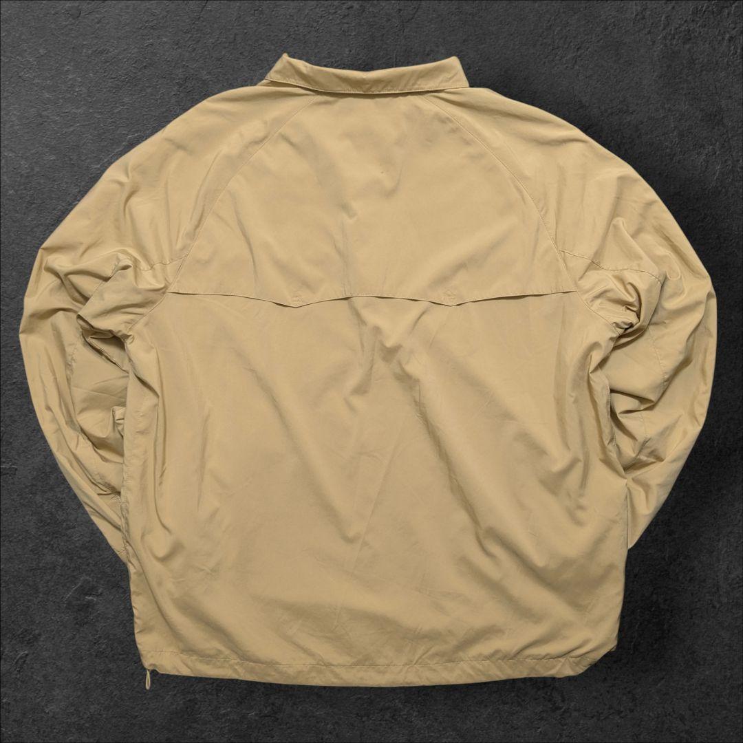 POLO GOLF ベージュ ハーフジップ ジャケットドローコード付
