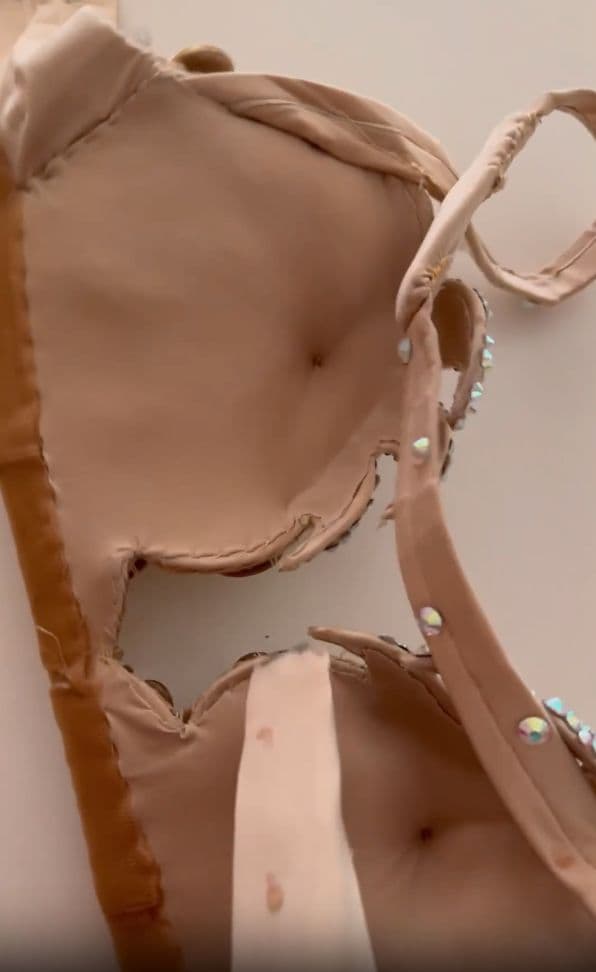お得 美品一点物 ベリーダンス衣装 ブラスカートセット S コスチューム