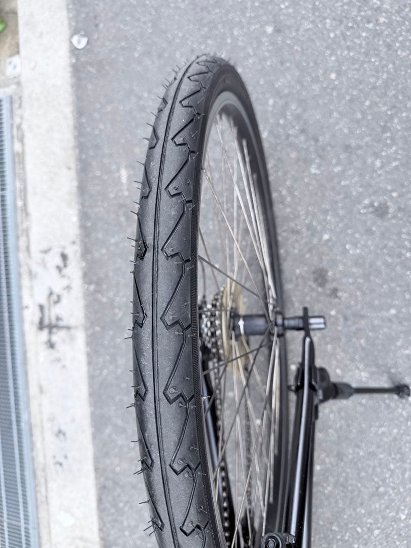 大阪府　Panasonic 電動アシスト自転車 スポーツタイプ 黒