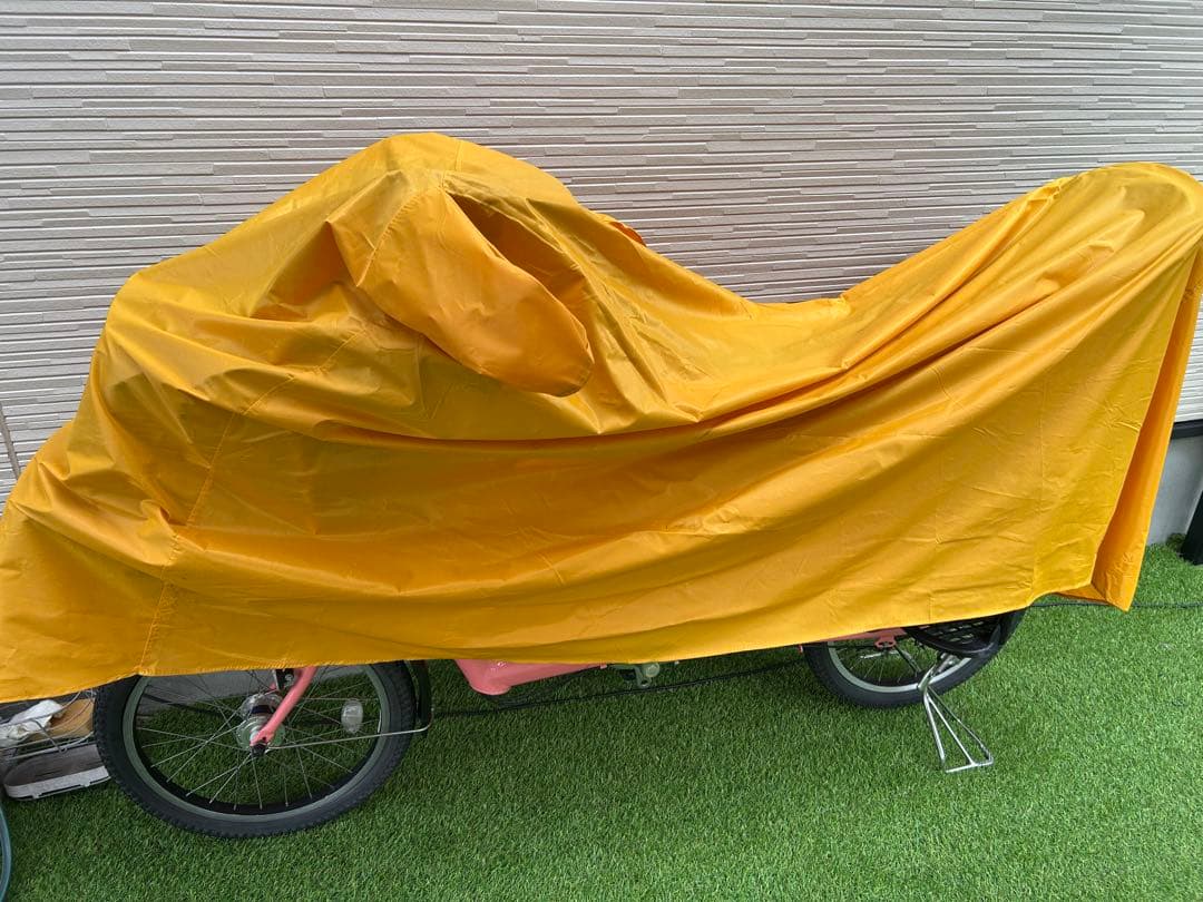 ママチャリ自転車　ブリヂストン　20インチ 子供乗せ　3人乗り ピンク色