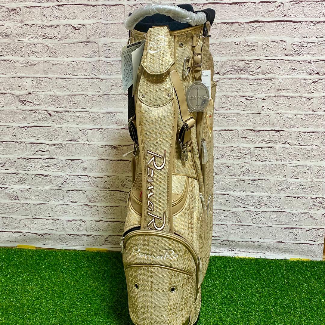 ロマロ キャディバッグ Premium Stand Bag ベージュ 新品