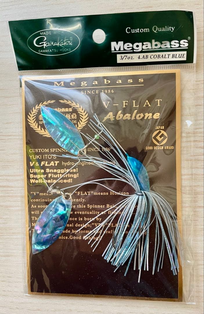 メガバス　スピナーベイト　アワビ　V-FLAT アバロン 7点セット￼