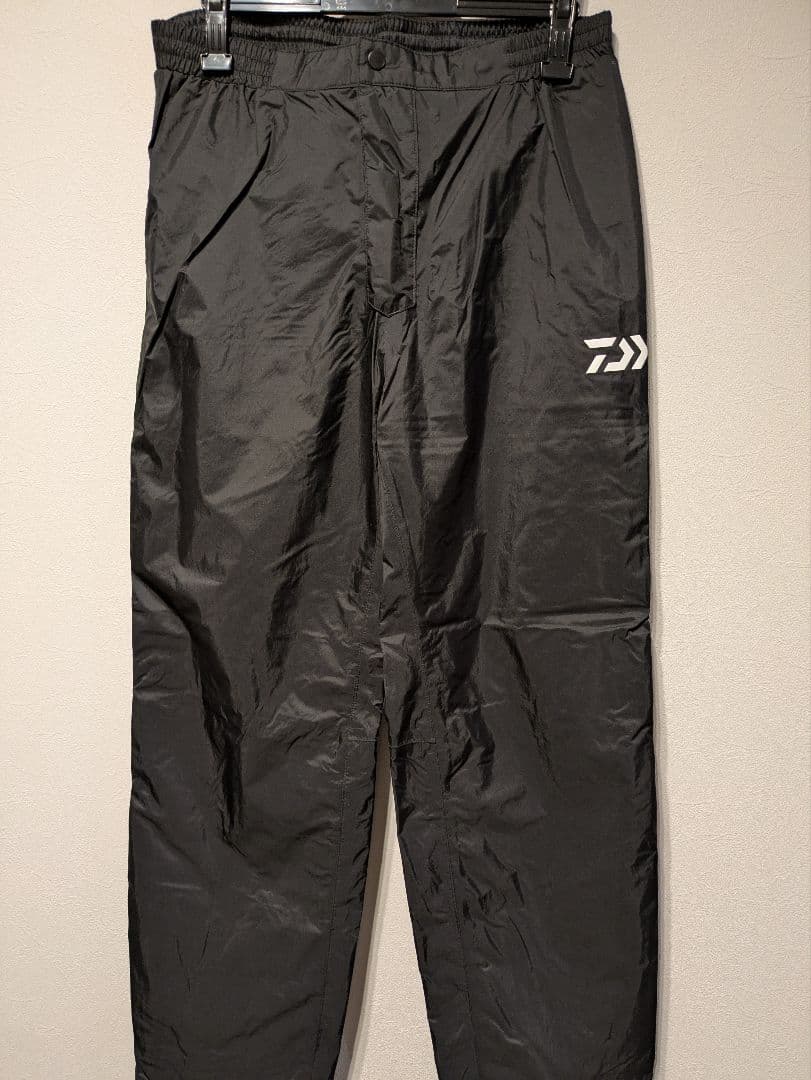 Daiwa ブラック レインウェアセット Lサイズ　ピーチ