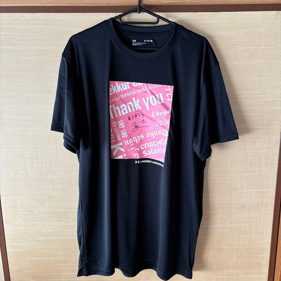 ソフトバンクホークス　今宮健太選手　サイン入りTシャツ